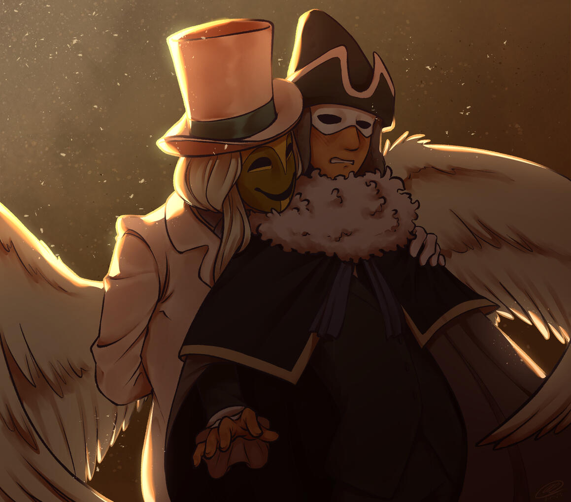 Masked Entanglement (Professor Layton)